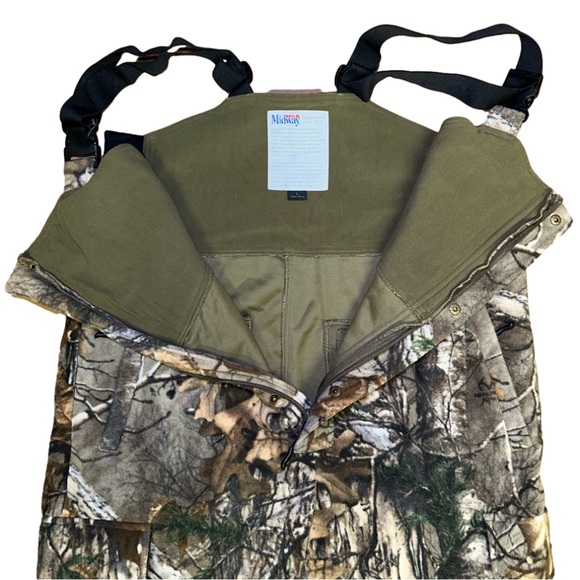 MidwayUSA Men's discontinued Hunter's Creek Bibs Realtree EDGE size Large✨ - Picture 4 of 11